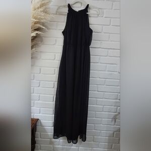 Black long formal dress Size 6